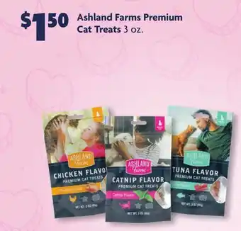 Family Dollar Ashland Farms Premium Cat Treats offer