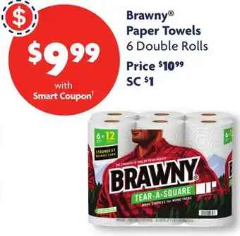 Family Dollar Brawny Paper Towels offer