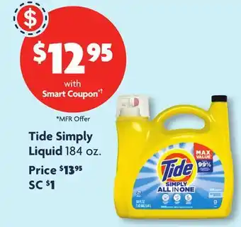 Family Dollar Tide Simply Liquid offer