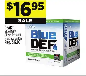 Dollar General PEAK Blue DEF Diesel Exhaust Fluid offer