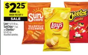 Dollar General Lays 4.75-10 oz., SunChips 7 oz. or Cheetos 6.5-8.5 oz offer