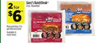 Dollar General Gary's QuickSteak offer