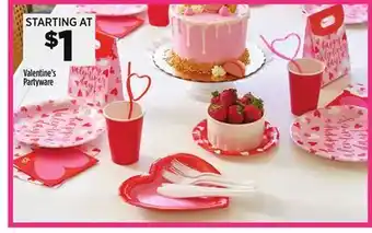 Dollar General Valentine's Partyware offer