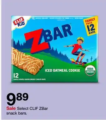 Target Select CLIF ZBar snack bars offer