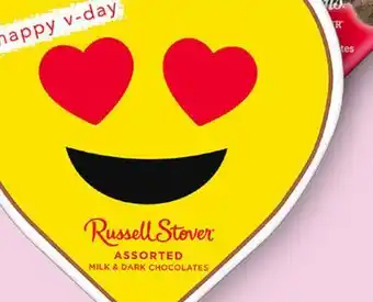 Target Russell Stover assorted chocolate heart box offer