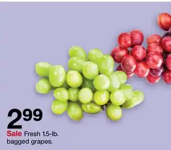 Target Fresh 1.5-lb. bagged grapes offer