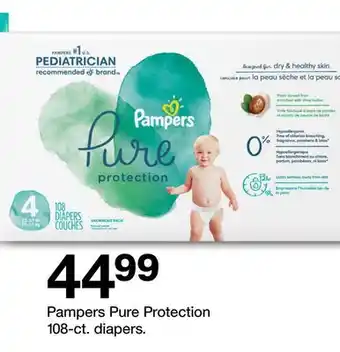 Target Pampers Pure Protection 108-ct. diapers offer