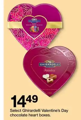 Target Select Ghirardelli Valentine's Day chocolate heart boxes offer