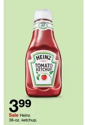Target Heinz 38 - oz. ketchup offer