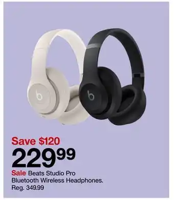 Target Beats Studio Pro Bluetooth Wireless Headphones offer