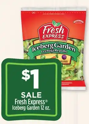 Dollar General Fresh Express Iceberg Garden offer
