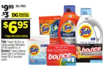 Dollar General Tide or Bounce offer