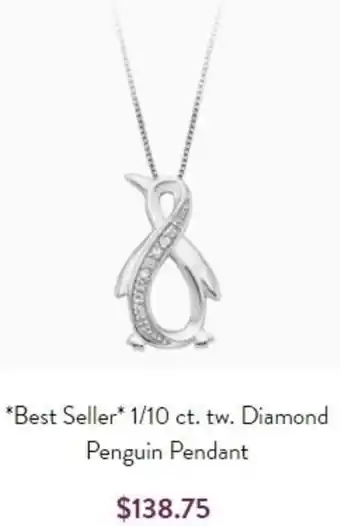 Littman Jewelers Diamond Penguin Pendant offer