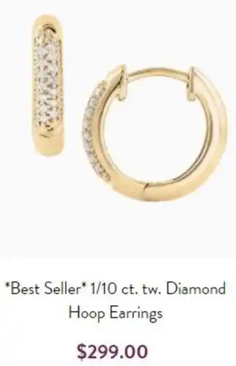 Littman Jewelers Diamond Hoop Earrings offer