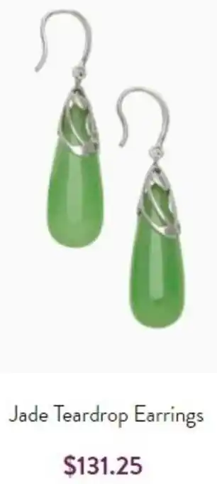 Littman Jewelers Jade Teardrop Earrings offer