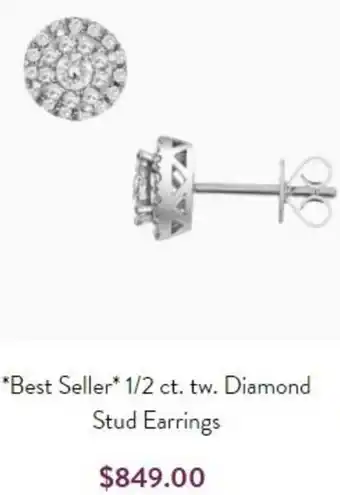 Littman Jewelers 1/2 Ct. Tw. Diamond Stud Earrings offer