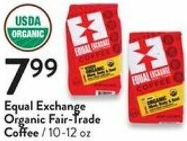 Fresh Thyme Equal Exchange Organic Fair-Trade Coffee offer
