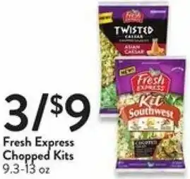 Fresh Thyme Fresh Express Chopped Kits 9.3-13 oz offer