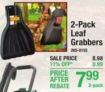 Menards 2-Pack Leaf Grabbers offer