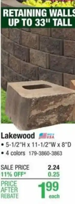 Menards Lakewood offer