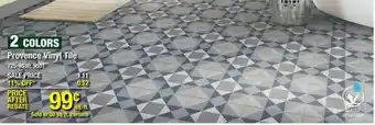 Menards Provence Vinyl Tile offer