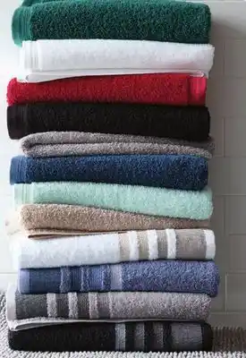 JC Penney Home Expressions Solid or Striped Bath Towel offer