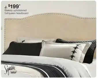 JC Penney Blakely upholstered full/queen headboard offer