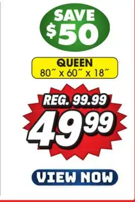 Big 5 Intex Queen 16.5 Deluxe Dura-Beam Pillow Rest Airbed with Built-In Electric Pump offer