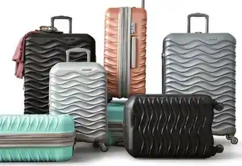 JC Penney American Tourister Pirouette NXT 20 hardside luggage offer