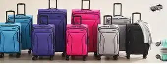 JC Penney American Tourister Pirouette NXT 20 softside luggage offer