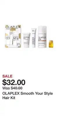 Ulta Beauty OLAPLEX Smooth Your Style Hair Kit offer