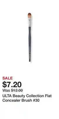 Ulta Beauty ULTA Beauty Collection Flat Concealer Brush #30 offer