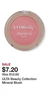 Ulta Beauty ULTA Beauty Collection Mineral Blush offer