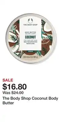 Ulta Beauty The Body Shop Coconut Body Butter offer
