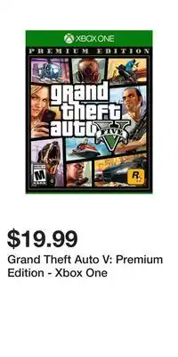 Game Stop Grand Theft Auto V: Premium Edition - Xbox One offer