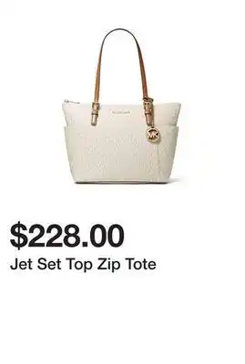 Belk Jet Set Top Zip Tote offer