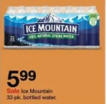 Target Ice Mountain 32-pk. bottled water offer