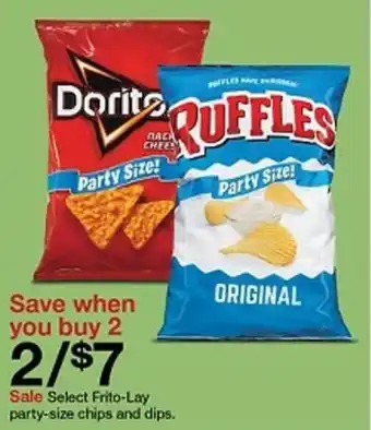 Target Frito-Lay party-size chips and dips offer