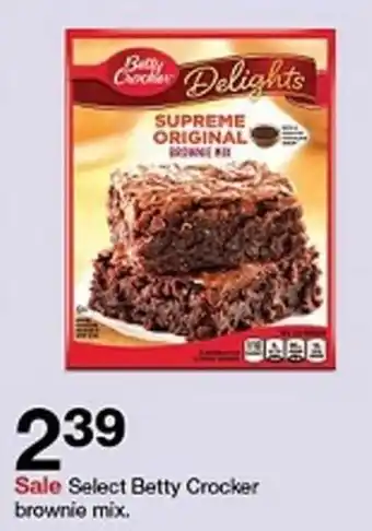 Target Betty Crocker brownie mix offer