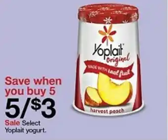 Target Yoplait yogurt. offer