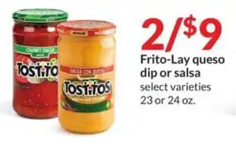 Hy-Vee Frito-Lay queso dip or salsa offer