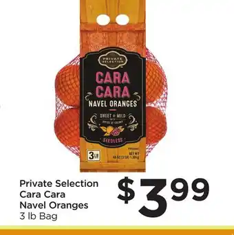 Food 4 Less Private Selection Cara Cara Navel Oranges offer