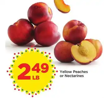 Food 4 Less Yellow Peaches or Nectarines offer