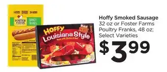 Food 4 Less Hoffy Smoked Sausage offer