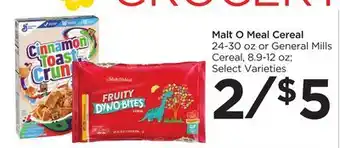 Food 4 Less Malt O Meal Cereal offer