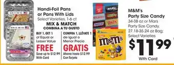 Ralphs M&M'S Party Size Candy offer