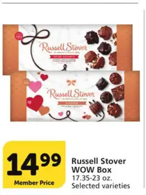 Albertsons Russell Stover WOW Box offer