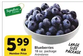 Albertsons Blueberries offer