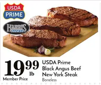 Pavilions USDA Prime Black Angus Beef New York Steak offer