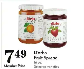 Pavilions D'arbo Fruit Spread offer